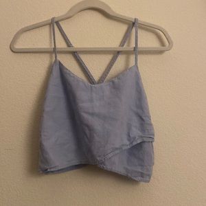 Simple baby blue tank
